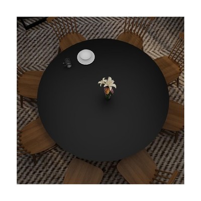 Zinkooat Round Table Pad - Can Be Used On Both Sides Waterproof and Easy to C...