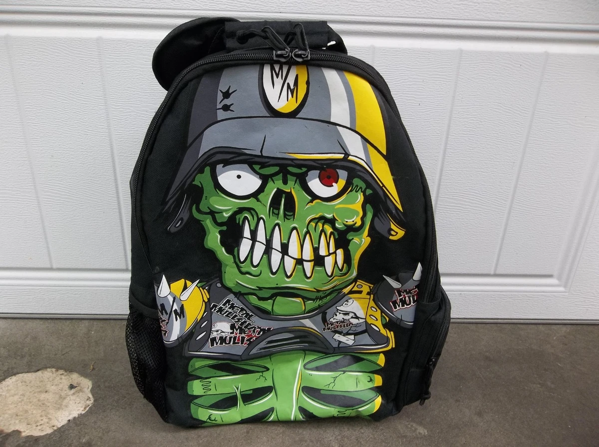 Metal Mulisha Purple & Black Paisley Skull Drawstring Backpack Metal Mulisha Backpacks Deals - New and used pre-owned Finds  main image 4