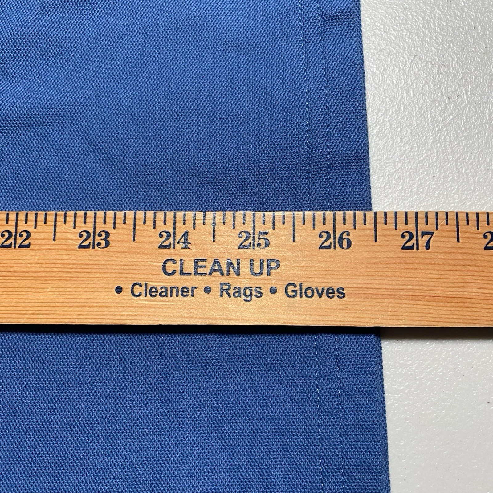 Criquet Slim Fit Players Shirt M Mens L/S Blue Pique Pima Cotton VGUC