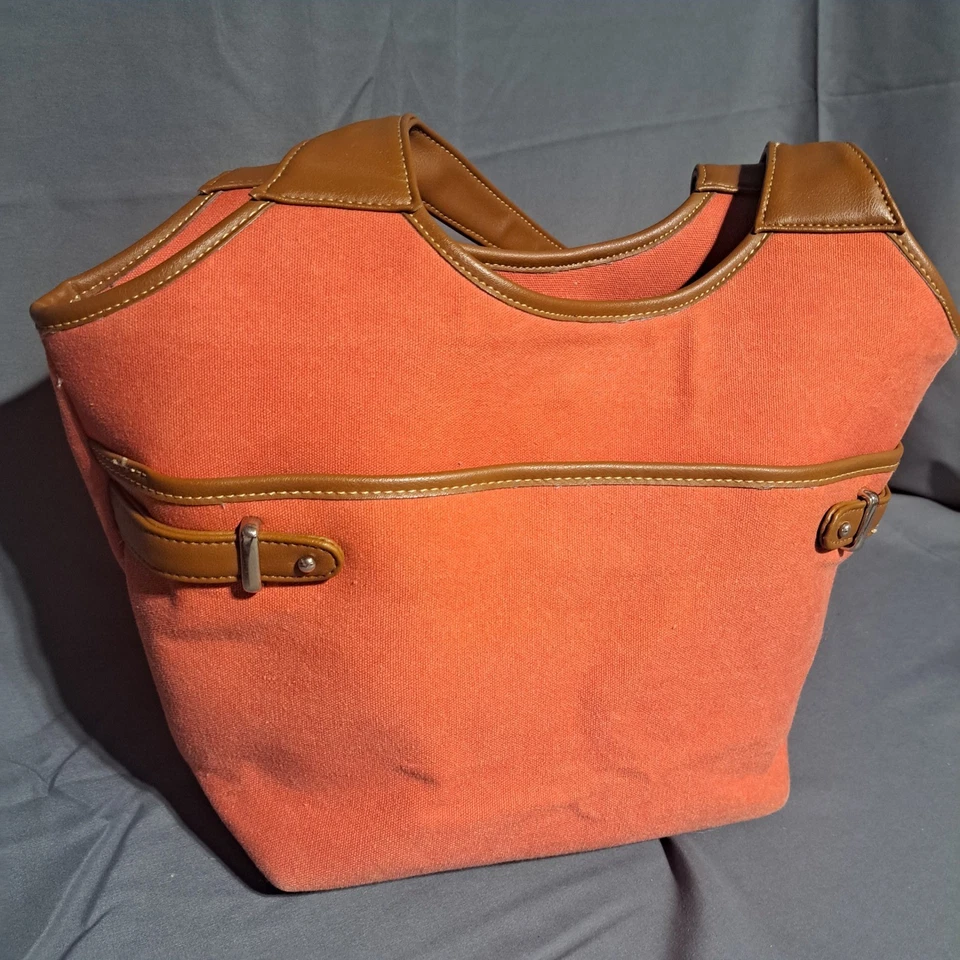 Bolso de Mano Mediano Havana Jack's Café con Cremallera Adjunta Marrón Coral Rosa Foto 2 de 4