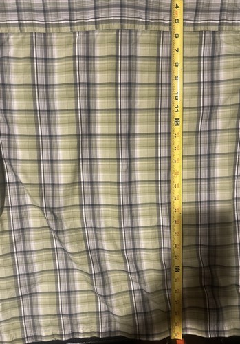 Kuhl Eluxur Shirt Mens Large Short Sleeve Button Plaid Green Outdoor Hiking - Picture 15 of 16