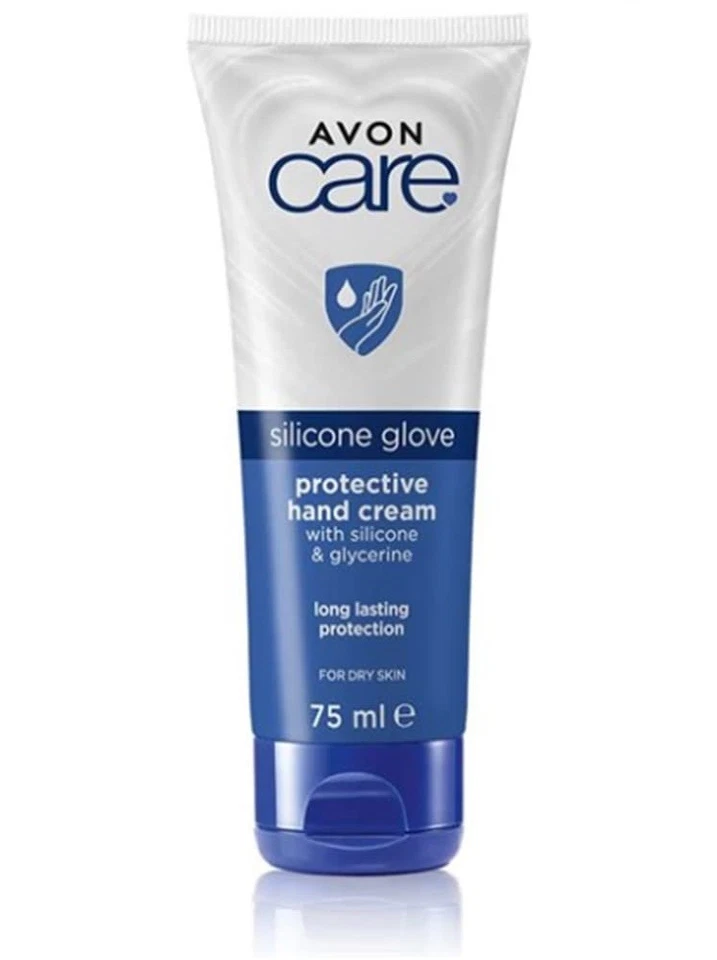 Pacote com 8 luvas de silicone Avon CARE proteção duradoura creme para as mãos 75 ml/2,54 fl oz - Imagem 3 de 4