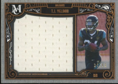 2015 Topps Museum Collection Jumbo Relics Copper #MJR-TY T.J. Yeldon Jaguars