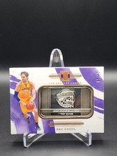 2023-24 Panini Impeccable Pau Gasol #10 Hall Of Fame 1 Ounce Silver Bar 4/10
