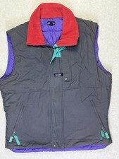 Rare Vintage 90s Shelled Synchilla Colorblock Patagonia Mens' Size L Grey-Purple