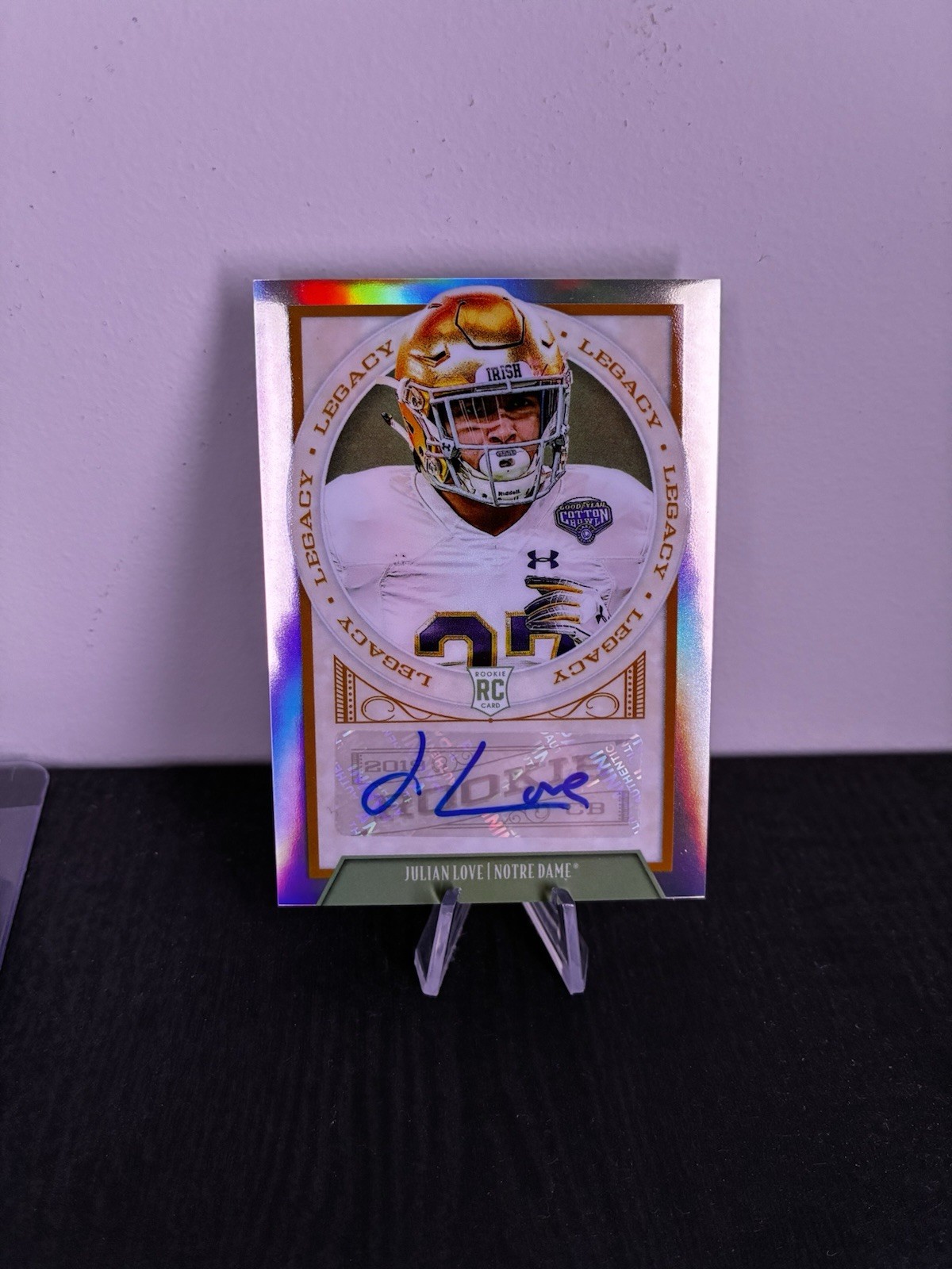 Julian Love Panini Legacy #179 Premium Edition-Silver
