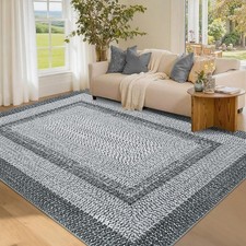 Washable Area Rugs 5x7 Rug for Living Room Non Slip Modern Rug Soft Area Rug ...