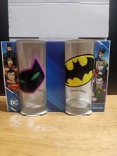 DC Super Hero Drinking Glass Set 1