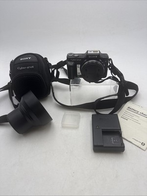 Vtg Sony Cyber-shot DSC-H10 8.1MP Digital Camera Bundle TESTED + Charger Battery