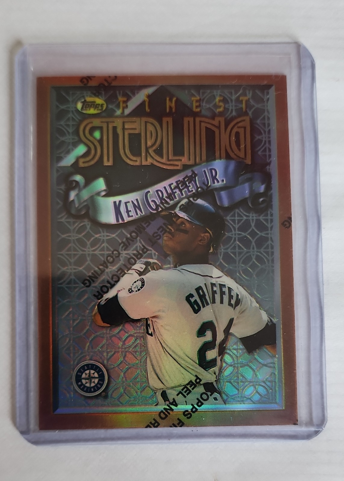 1996 Topps Finest - Ken Griffey Jr #24 Refractor