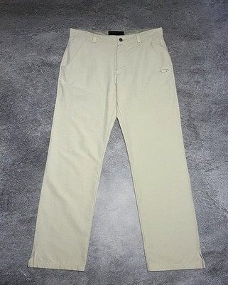 Oakley Take 2.5 Men s Golf Pants 34x32 Khaki Technical Stretch Performance Trous