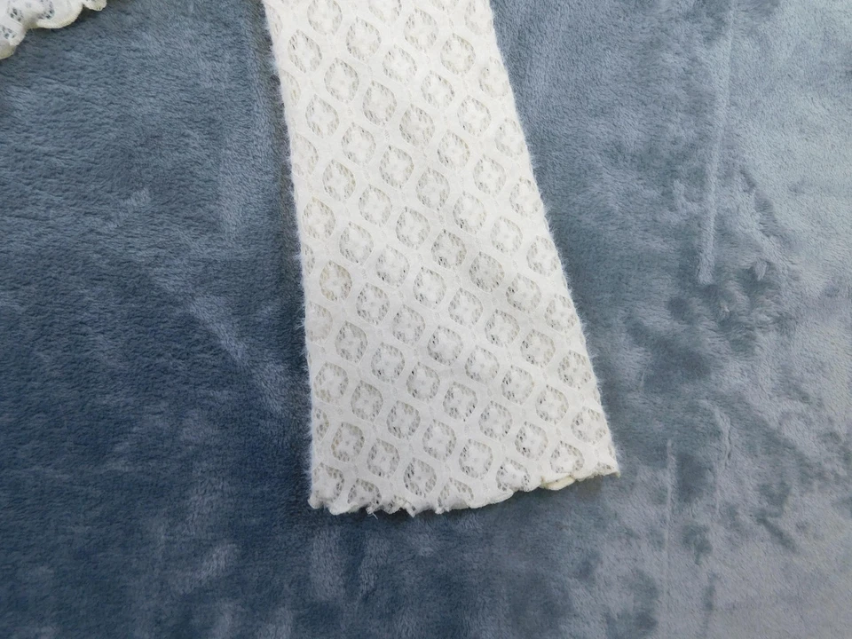 Kimchi Blue Shirt Womens Small Ivory Sheer Lace Y2K 90s Bell Sleeve Button Up - Image 4 of 4