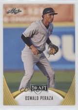 2021 Leaf Draft Gold Oswald Peraza #15 2o7