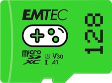 EMTEC Gaming Micro SD Card, 128GB for Nintendo-Switch, GoPro, Dash Cam