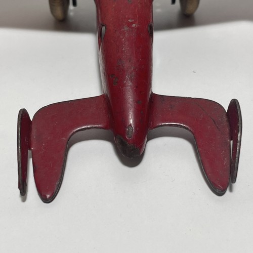Antique 1930s Wyandotte Stratos Pressed Steel "Buck Rogers" Mystery Plane Toy - Picture 4 of 5