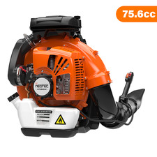 Leaf Blower 75.6cc 2-Stroke Backpack Gas Powe...
