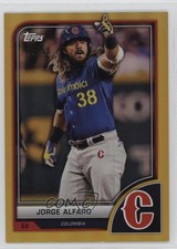 2023 Topps World Baseball Classic Gold Rainbow Foil 20/50 Jorge Alfaro #47 1d0h