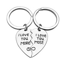 Couples Keychain Gifts for Boyfriend Girlfriend Husband Wife I Love You