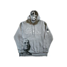 SDL LA Hoodie Grey/White Size XL Sky Da Limit NWT