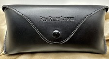 Polo Ralph Lauren Eyeglasses Sunglasses Leather Button Lock Pullover Case Black