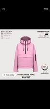 Pufffit Morganite Pink Rain Hoody Jacket New £69.99 Size Small New With Tags