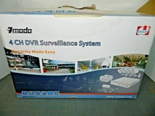 ZMODO D9104BH 4 Ch Digital Video Recorder DVR H.264 4 Camera & Cords FREE SHIP