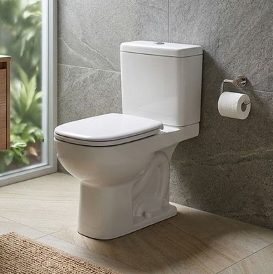 Duravit D-Code 1.28 GPF One Piece Elongated ADA Toilet White