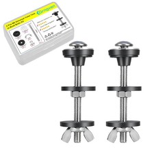 2Pcs Toilet Seat Bolts,Toilet Tank to Bowl Bolts Kit,M6 Universal Toilet Tank...