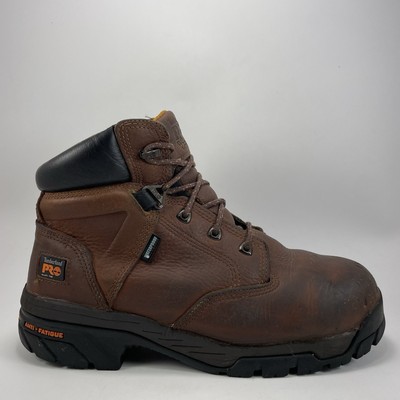 Timberland PRO Helix 6'' Waterproof Alloy-Toe Work Boot Mens Size 10 M Brown