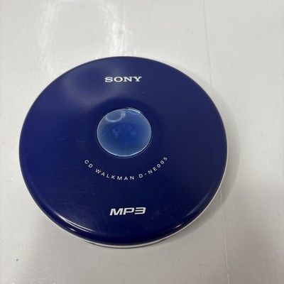 Vintage Sony Walkman D-NE005 Blue Portable MP3/CD Player Tested