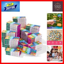 Vibrant Bulk Wax Crayons For Kids - Mixed Colour - 144 Packs Of 4, 576 Total