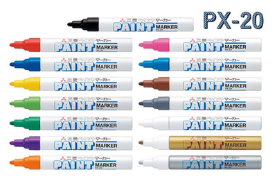 Uni-Paint PX-20 Oil-Based Paint Marker, Medium Line, Choose Color