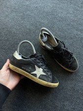 GOLDEN GOOSE SUPERSTAR WOMEN BLACK SHOES STAR LUXURY Y2K DISTRESS