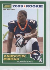 2009 Score Inscriptions 1989 Score Knowshon Moreno #5 0b0