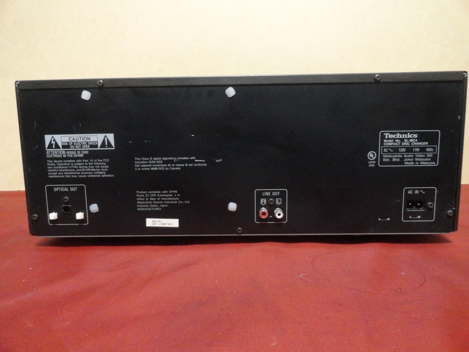 TECHNICS SL-MC4 COMPAQ DISC CHANGER | eBay