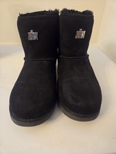 Juicy Couture Black Graffiti Winter Boots Women Jcw033 Size 11m
