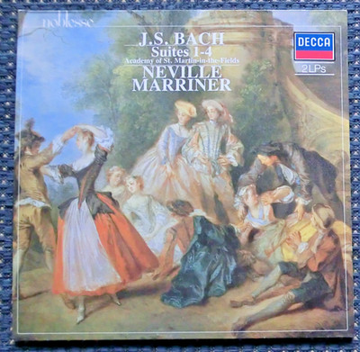 J. S. Bach Suites 1 - 4 Neville Marriner Vinyl 2LP DECCA Klassik nm/nm
