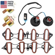 Dual Knock Sensors with Wiring Harness and Intake Manifold Gasket Kit  for Che
