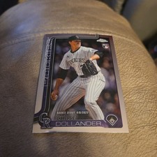 2025 Topps Chrome Update #USC175 Chase Dollander Colorado Rockies Rookie