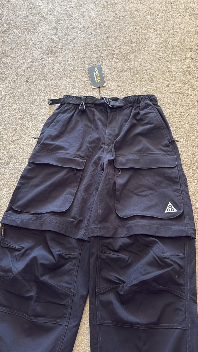 Men's XL Nike ACG Smith Summit HV0591-010 Pants Shorts Convertible