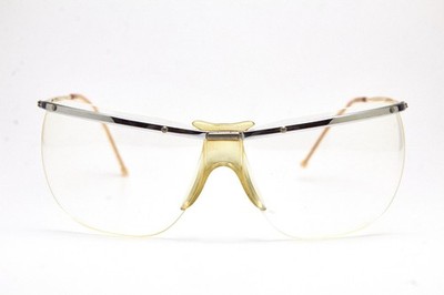 AMOR The Rum Diary Retro Gold Frame Glasses 60s Unisex