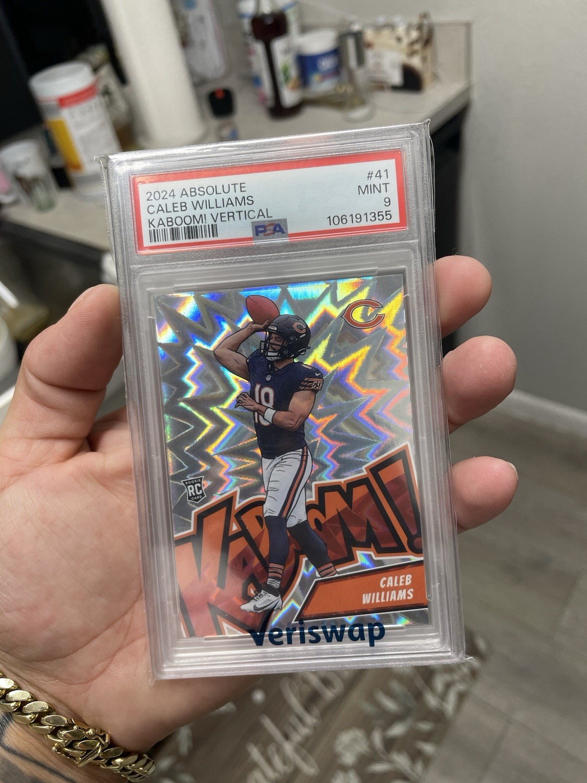 2024 Panini Absolute Kaboom! Vertical Caleb Williams #41 (RC) PSA 9