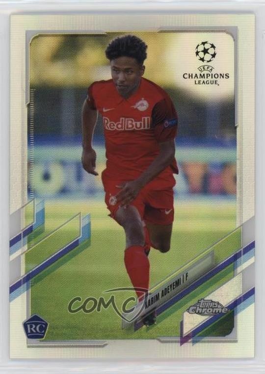 2020-21 Topps Chrome UCL Refractor Karim Adeyemi #99 Rookie RC sq1