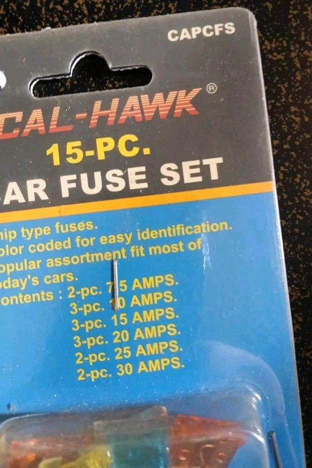 15 PC. FUSE SET ASSORTED FUSE SET ,  REGULAR SIZE, cars , trucks , suv - Image 4 of 4