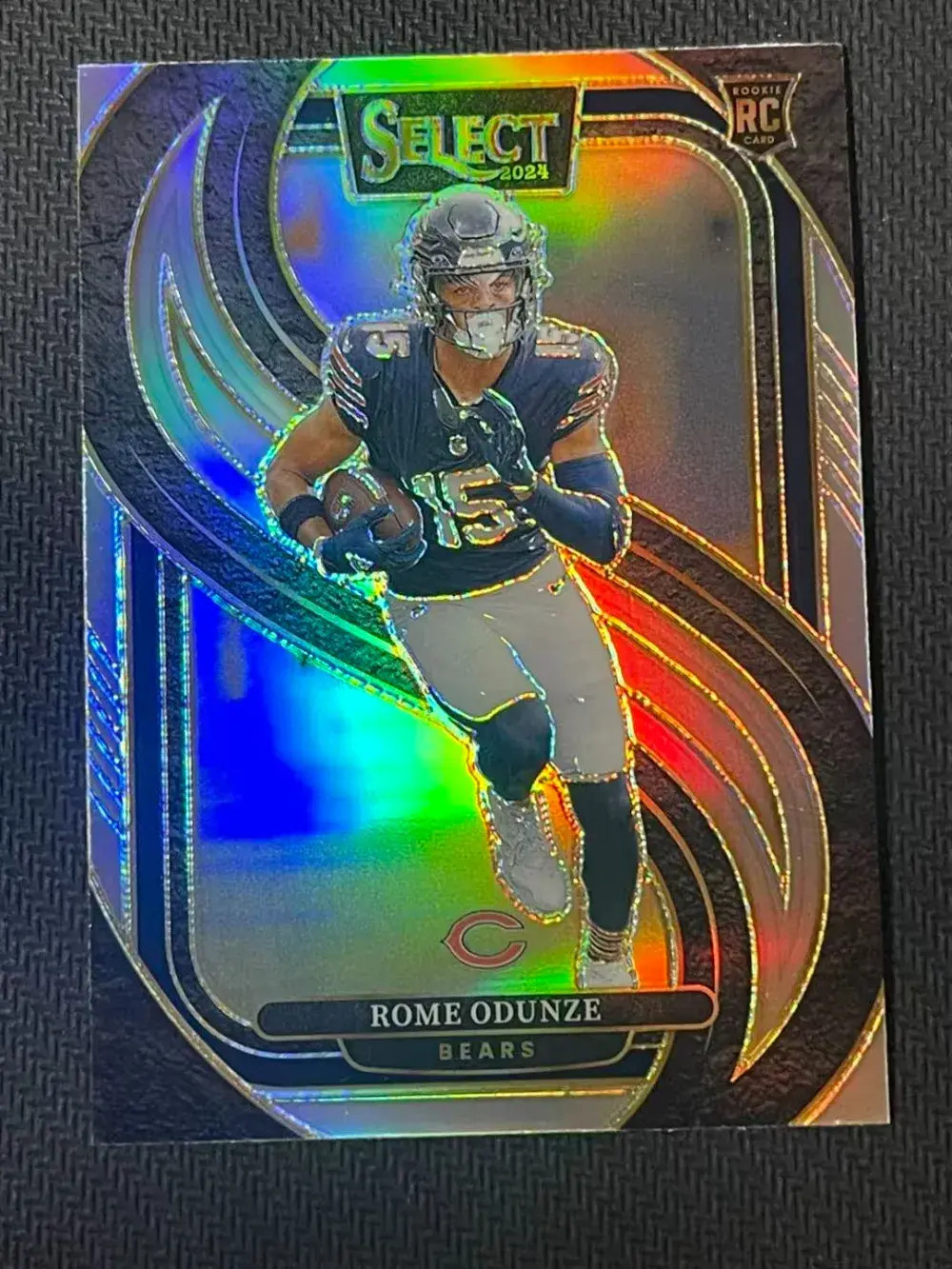2024 Panini Select Premier Level Silver #136 Rome Odunze RC -GL12