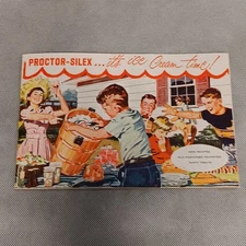 Proctor-Silex It's Ice Cream Time Instructions and Recipe Booklet