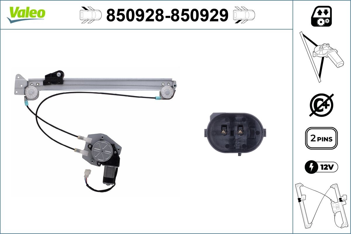 VALEO-OE 850928-OE Window Regulator for BMW