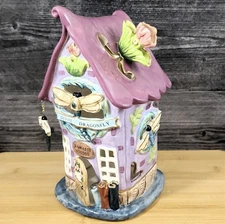 Devine Dragon Fly Candle House Tealight  'Heather Goldminc' Blue Sky Clayworks