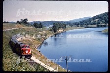 R DUPLICATE SLIDE - Boston & Maine B&M 1551 BL-2 Passenger Action