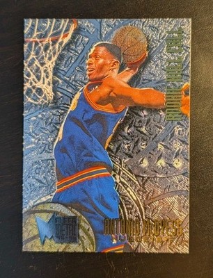 1995-96 Metal #R-2 Antonio McDyess Rookie Roll Call Silver Spotlight R1G:78